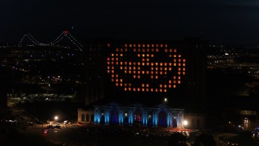 Halloween at Michigan Central Station